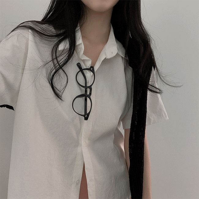 [8컬러/톡톡시원/여름셔츠] 올루 스탠다드핏 반팔 셔츠 남방 (8color) - 더핑크